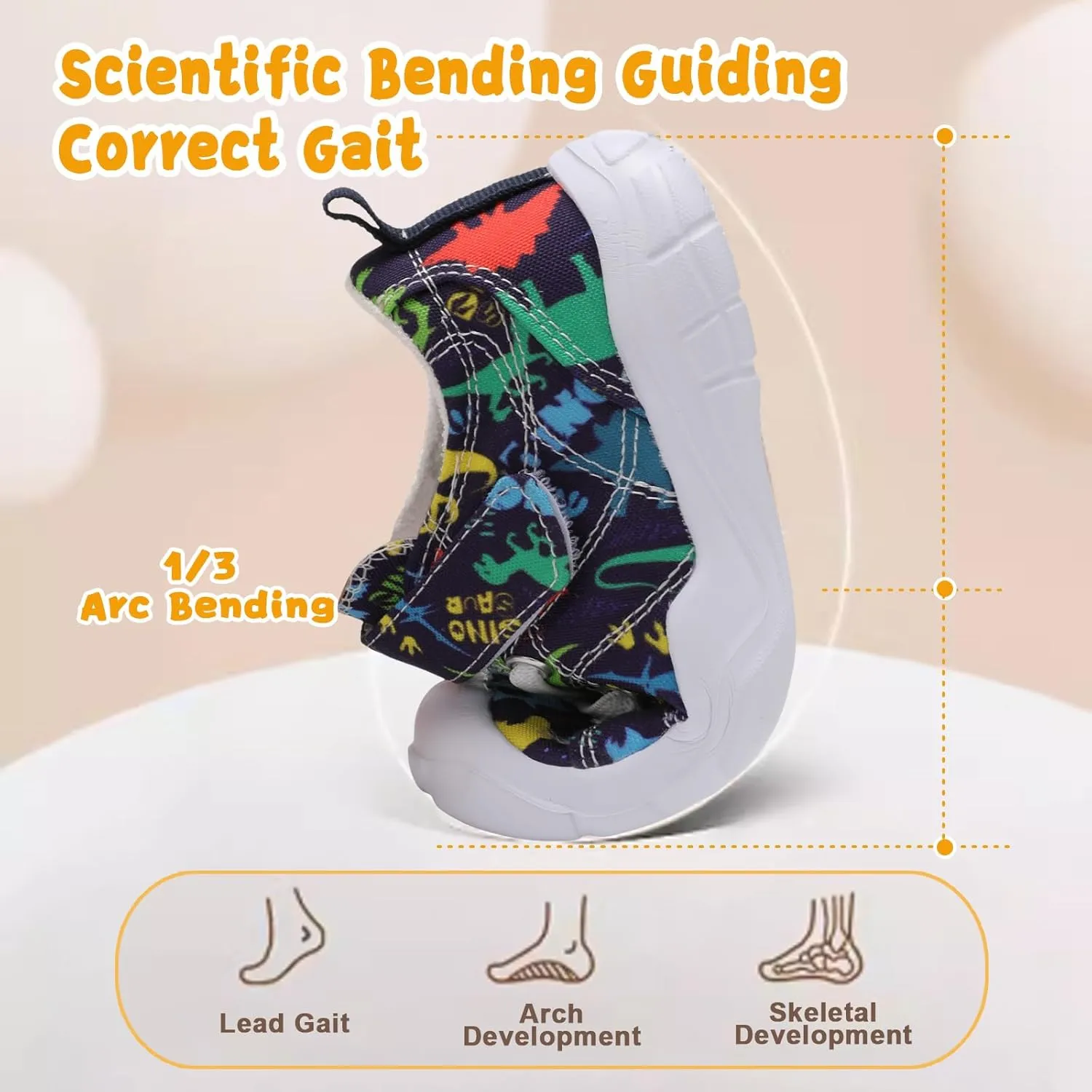 BARERUN Kids Canvas Shoes Running Shoes for Girls Boys Wide Toe Box Barefoot Toddler Sneakers Girls Boys School Shoes Non-Slip Toddler Tennis Shoes