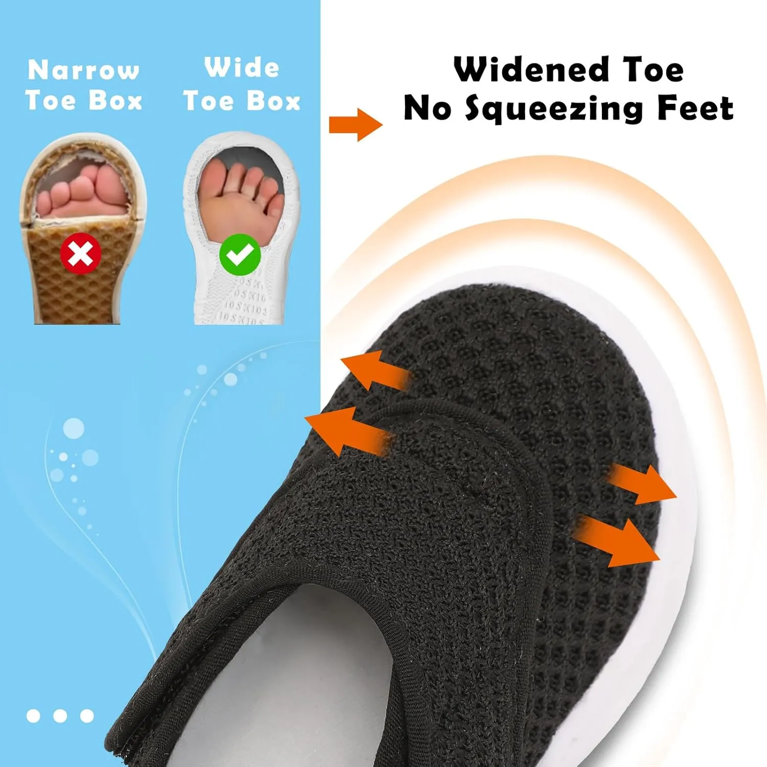 BARERUN Toddler Shoes Wide Toe Box Barefoot Toddler Sneakers Girls Boys Kids School Shoes Non-Slip Toddler Tennis Shoes Slip on Running Shoes for Girls Boys