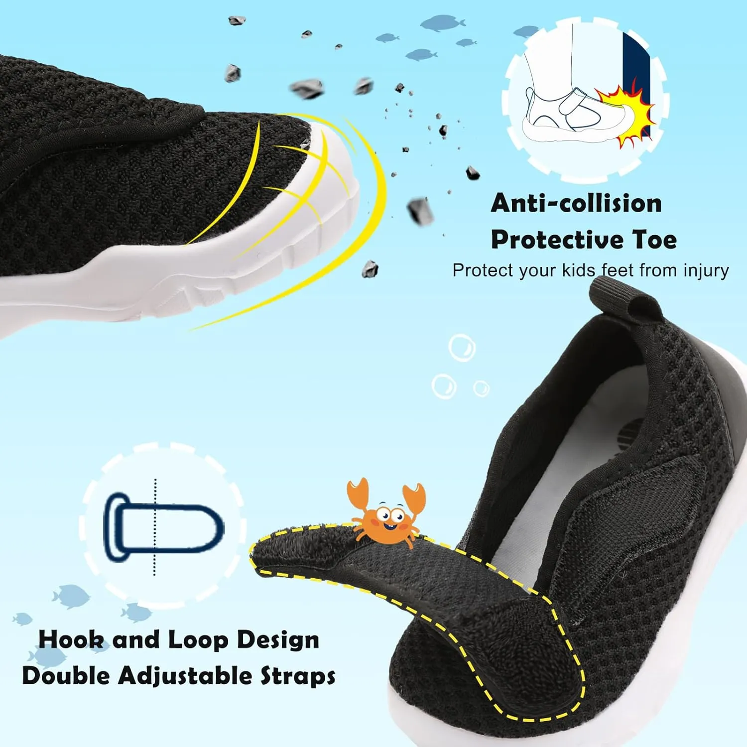 BARERUN Toddler Shoes Wide Toe Box Barefoot Toddler Sneakers Girls Boys Kids School Shoes Non-Slip Toddler Tennis Shoes Slip on Running Shoes for Girls Boys