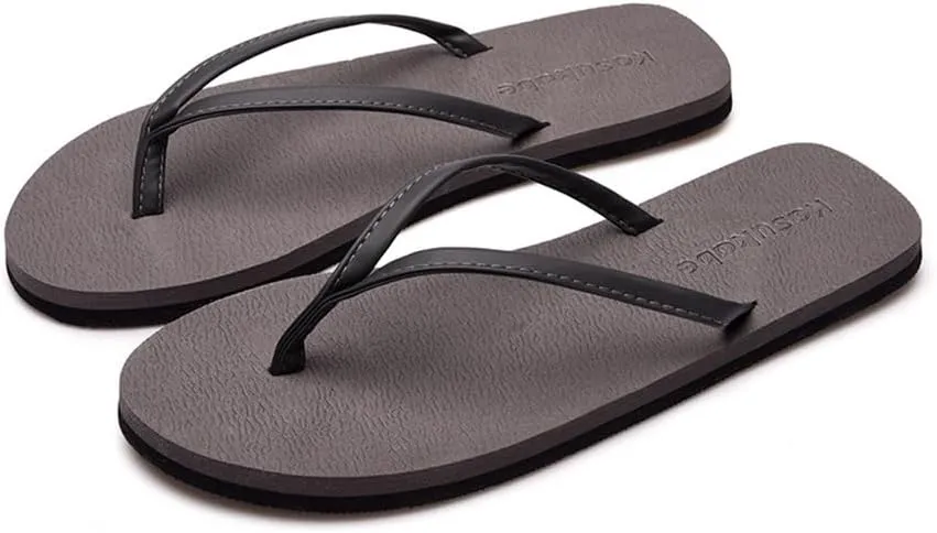 Bathroom Slippers Summer Couple Flip Flops for Men Women - Beach Outdoor Slide-On Sandals for Home Sower, Unisex
