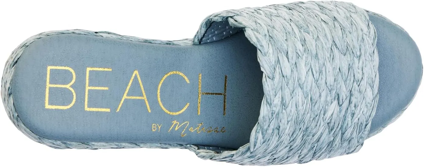 BEACH by Matisse Womens Peony Platform Espadrille Casual Sandals Casual High Heel 3" & Up