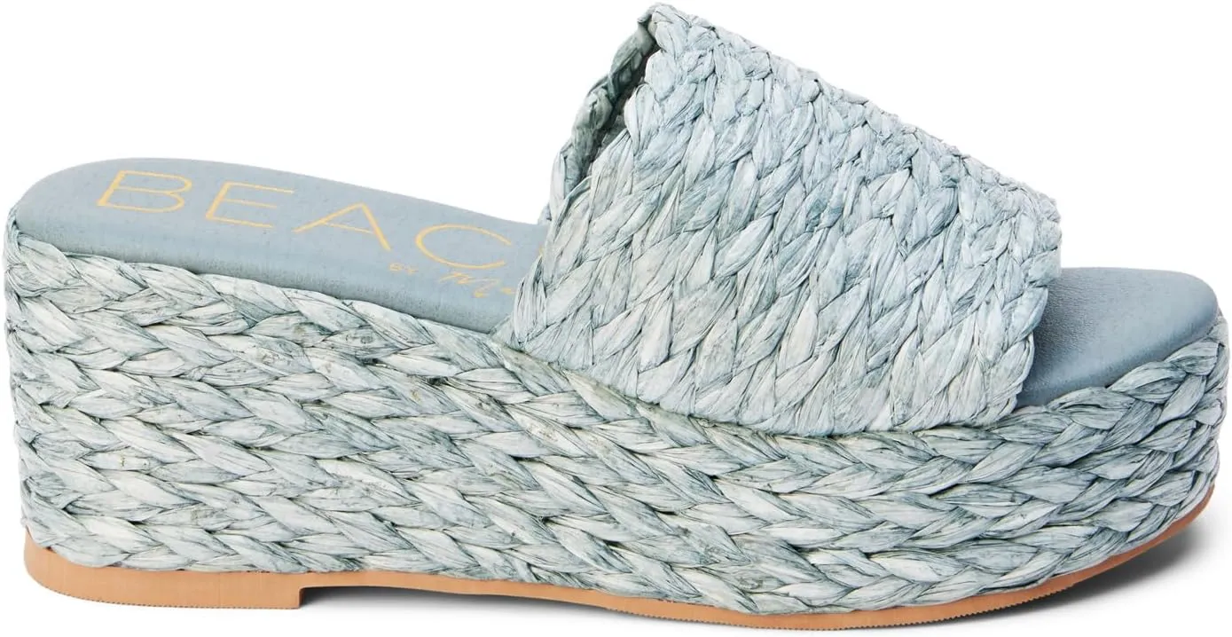 BEACH by Matisse Womens Peony Platform Espadrille Casual Sandals Casual High Heel 3" & Up