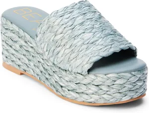 BEACH by Matisse Womens Peony Platform Espadrille Casual Sandals Casual High Heel 3" & Up