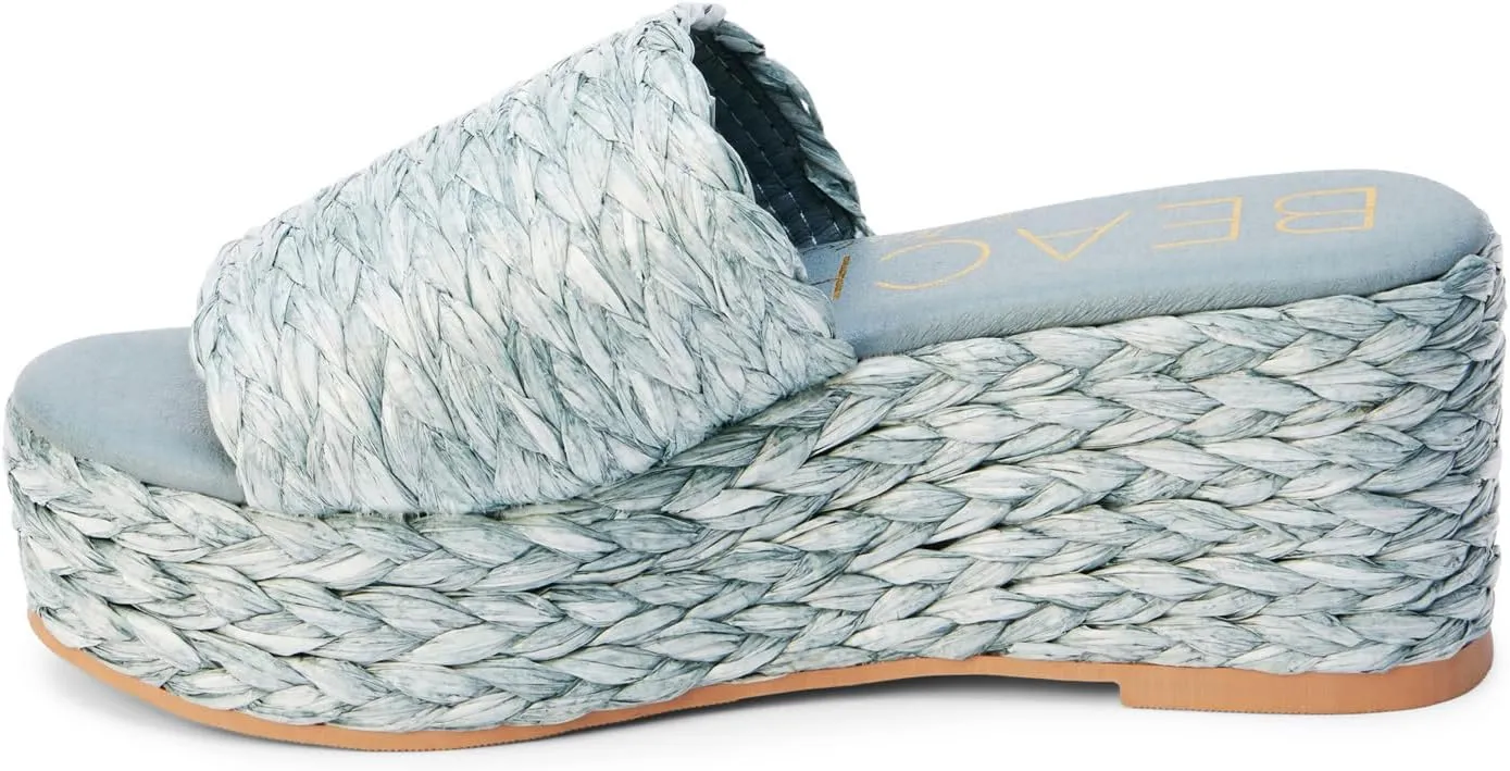 BEACH by Matisse Womens Peony Platform Espadrille Casual Sandals Casual High Heel 3" & Up