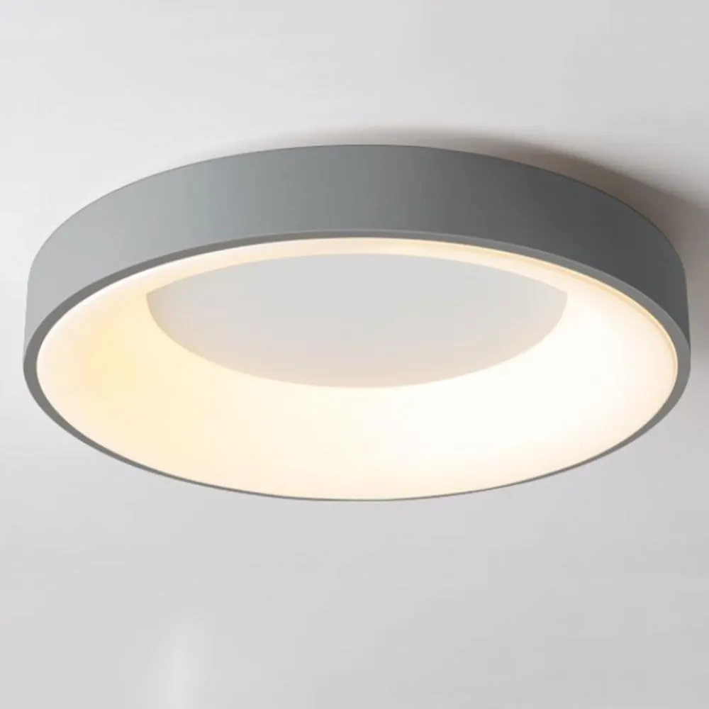 Bedroom Ceiling Lamp Led Ultra -Thin Flat Ceiling Lighting Nordic Modern Living Room round Close to Ceiling Light Fixtures Minimalist Dining Room Master Bedroom Lamps for Office Hallway/Natu