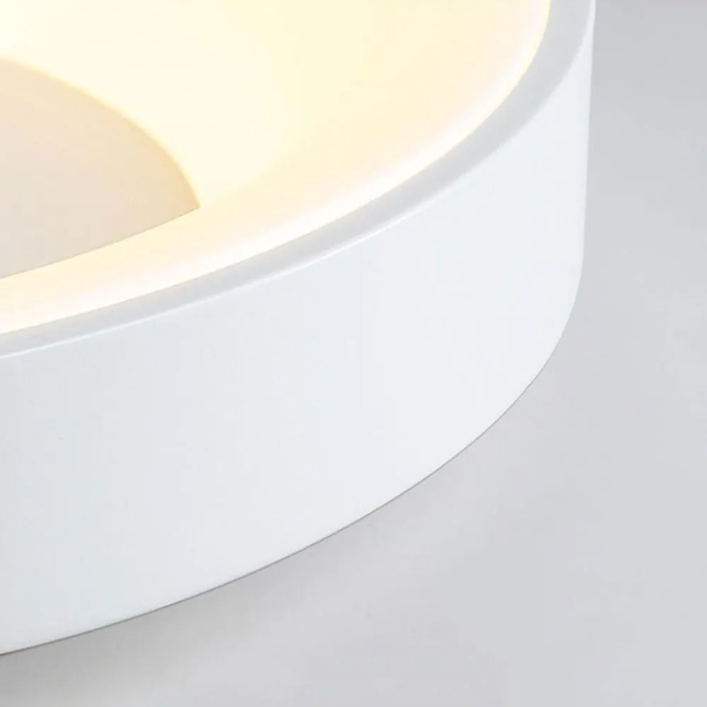 Bedroom Ceiling Lamp Led Ultra -Thin Flat Ceiling Lighting Nordic Modern Living Room round Close to Ceiling Light Fixtures Minimalist Dining Room Master Bedroom Lamps for Office Hallway/Natu