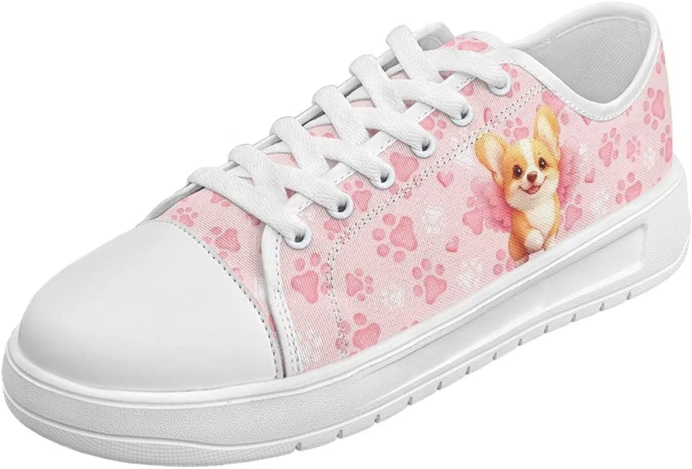 Canvas Shoes for Women Low Top Sneakers Girls Fashion Shoes Classic Comfortable Tennis Lace up Canvas Sneakers