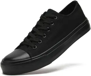 Canvas Shoes for Women Men Low Top Lace Up Sneakers Canvas Fashion Sneakers Classic Casual Walking Shoes Comfortable Breathable