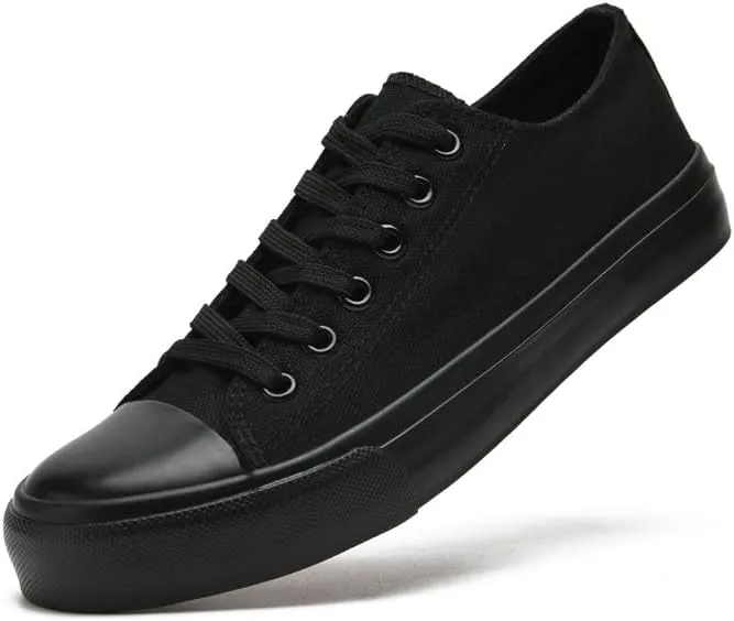 Canvas Shoes for Women Men Low Top Lace Up Sneakers Canvas Fashion Sneakers Classic Casual Walking Shoes Comfortable Breathable