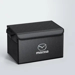 Car Trunk Organizer for Mazda 6 Sedan GH 2008-2010 Thickened Car Boot Tidy Storage Box Tailor-made Lidded Storage Bins for Home Car Outdoor Camping Travel,D