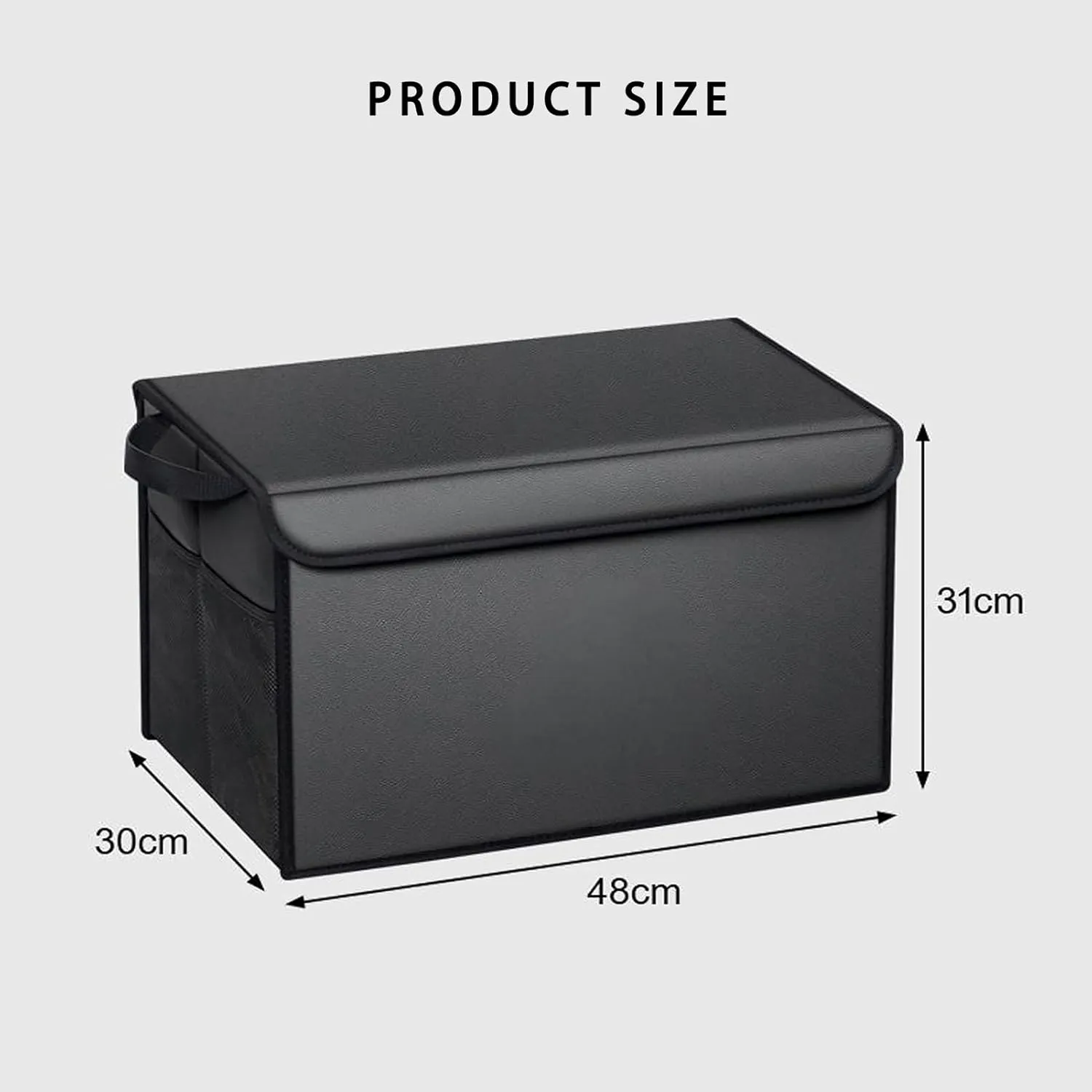 Car Trunk Organizer for Mazda 6 Sedan GH 2008-2010 Thickened Car Boot Tidy Storage Box Tailor-made Lidded Storage Bins for Home Car Outdoor Camping Travel,D
