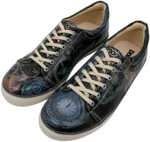 Casual Sneakers for Men - Vegan Leather and Unique Design Walking Sneakers for Men