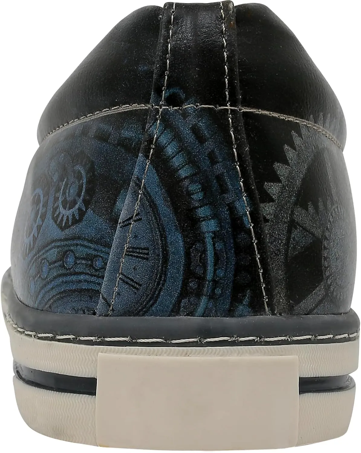 Casual Sneakers for Men - Vegan Leather and Unique Design Walking Sneakers for Men