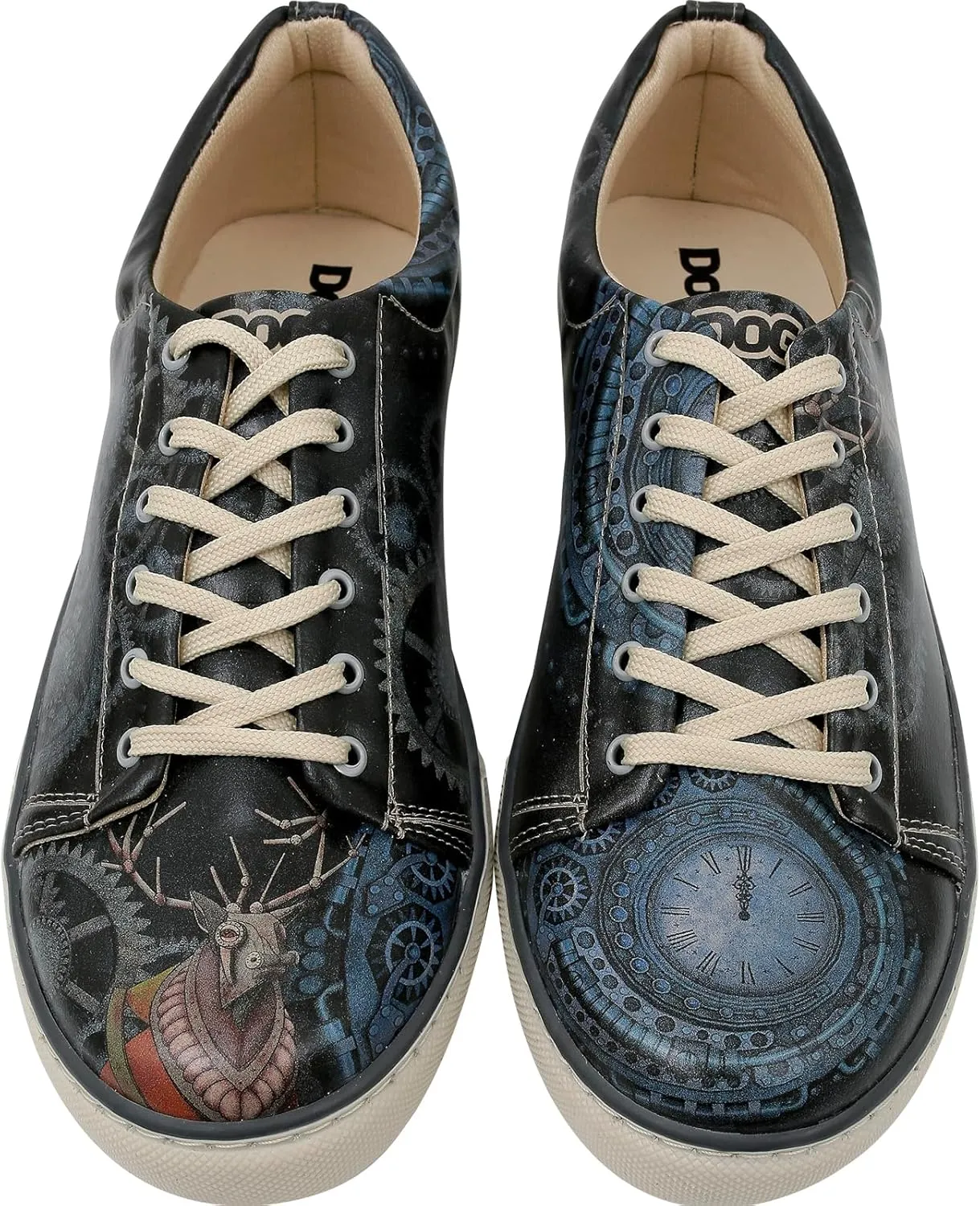 Casual Sneakers for Men - Vegan Leather and Unique Design Walking Sneakers for Men