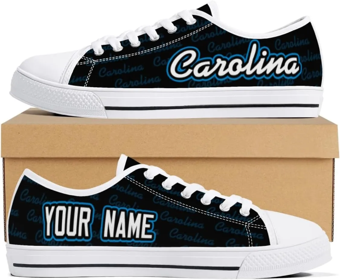 City Custom Low Top Big Logo Canvas Sneakers Shoes Personalized Name Athletic Shoes Fans Gifts for Men Women