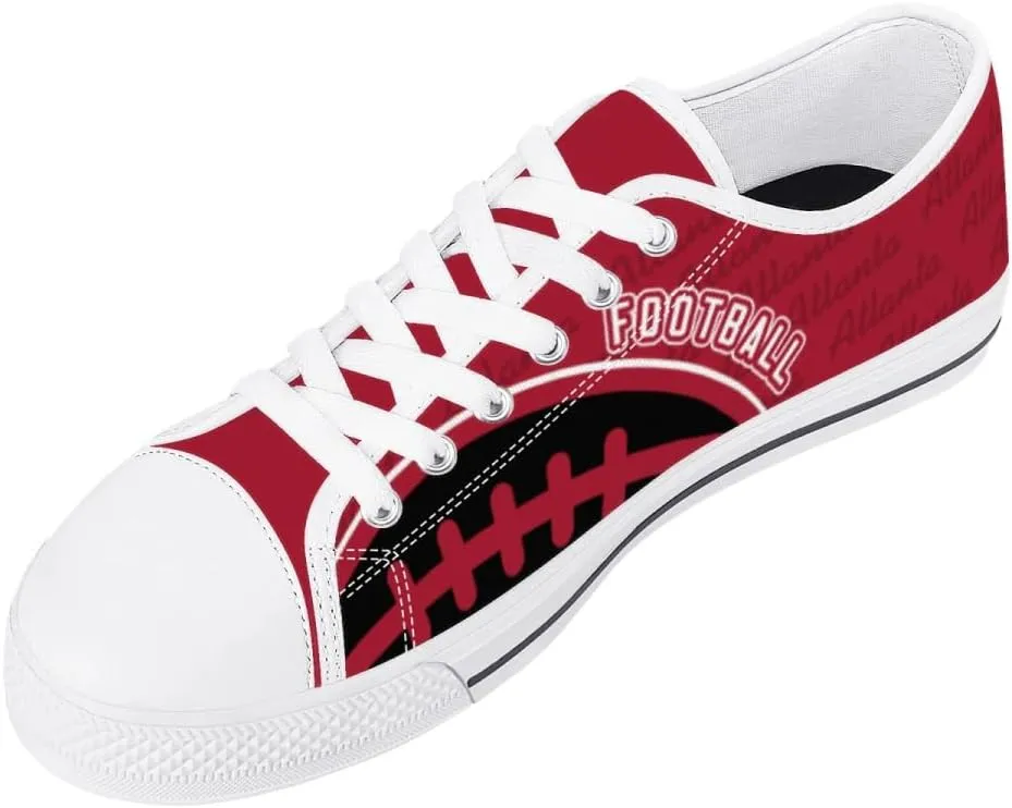 City Custom Low Top Big Logo Canvas Sneakers Shoes Personalized Name Athletic Shoes Fans Gifts for Men Women