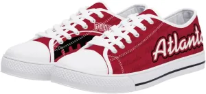 City Custom Low Top Big Logo Canvas Sneakers Shoes Personalized Name Athletic Shoes Fans Gifts for Men Women