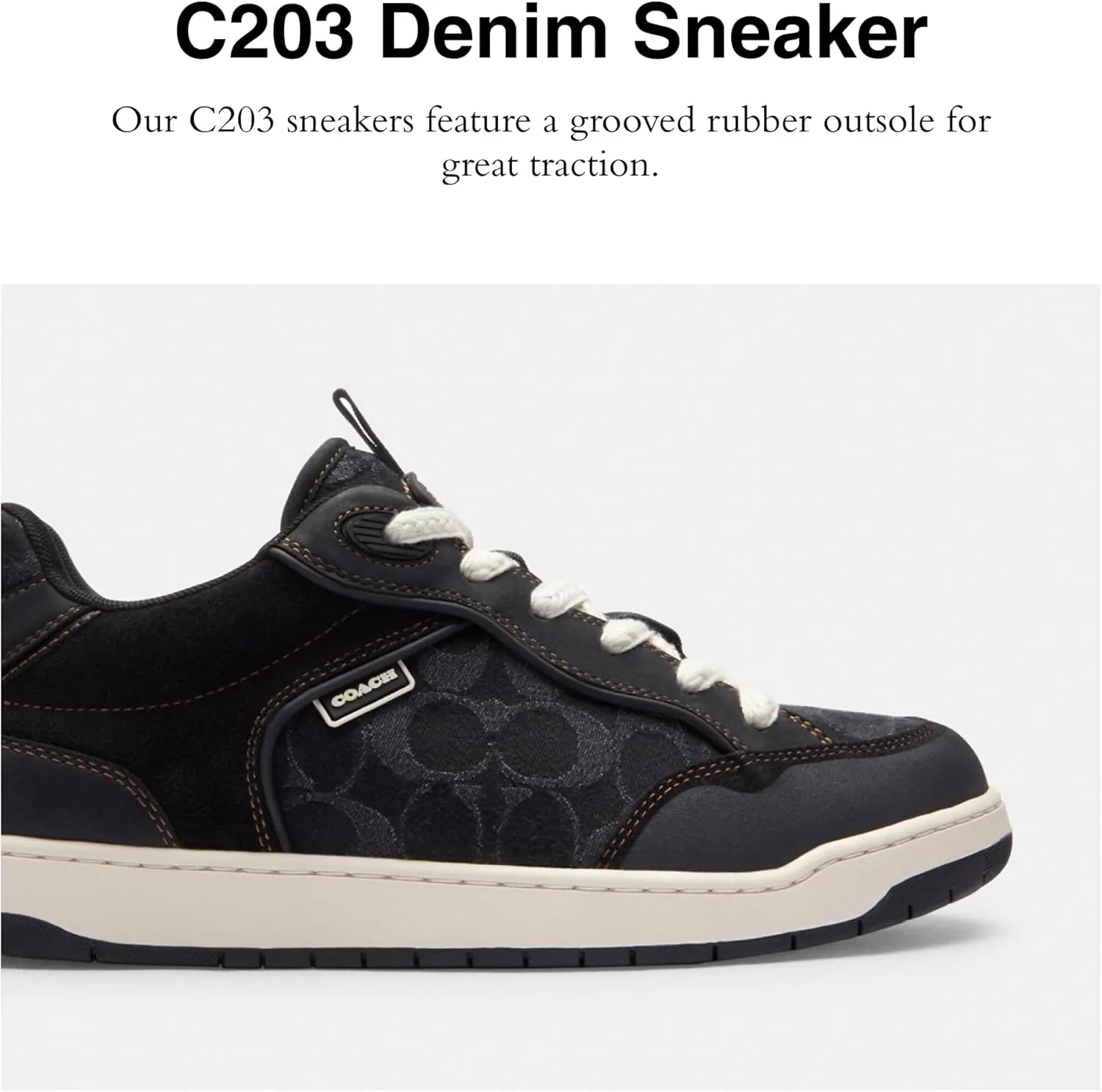 Coach Men's C203 Denim Sneaker