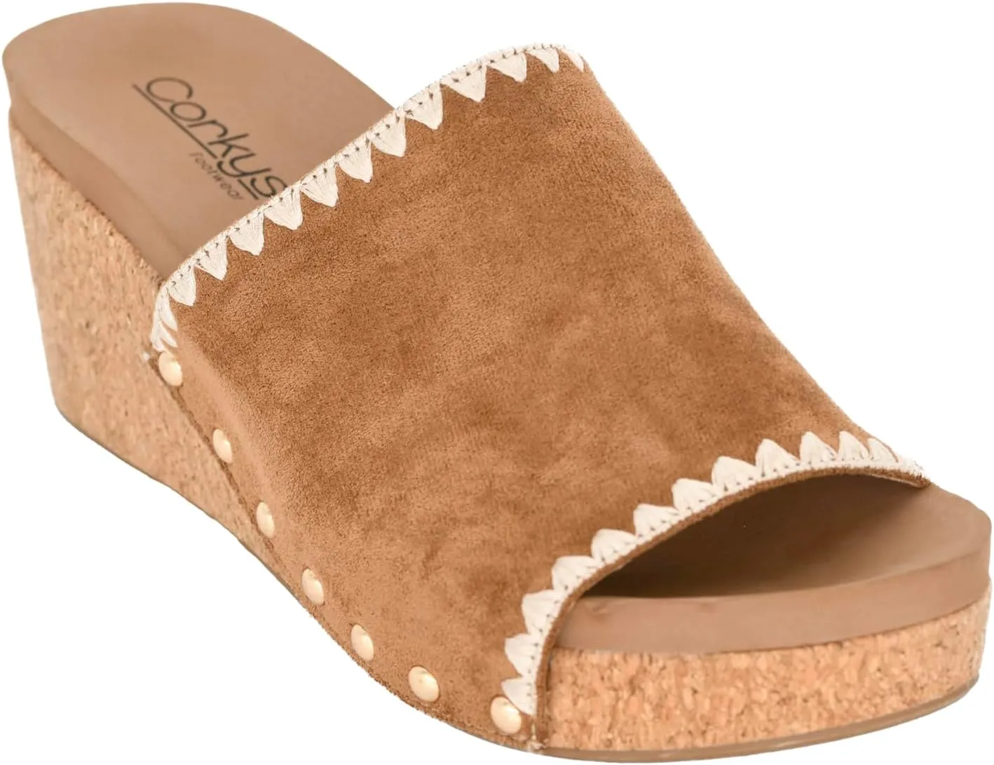 Corkys Footwear Stitch N Slide Womens 2.5 inch Wedge