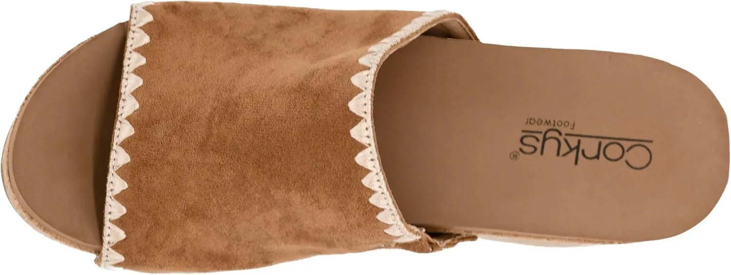 Corkys Footwear Stitch N Slide Womens 2.5 inch Wedge