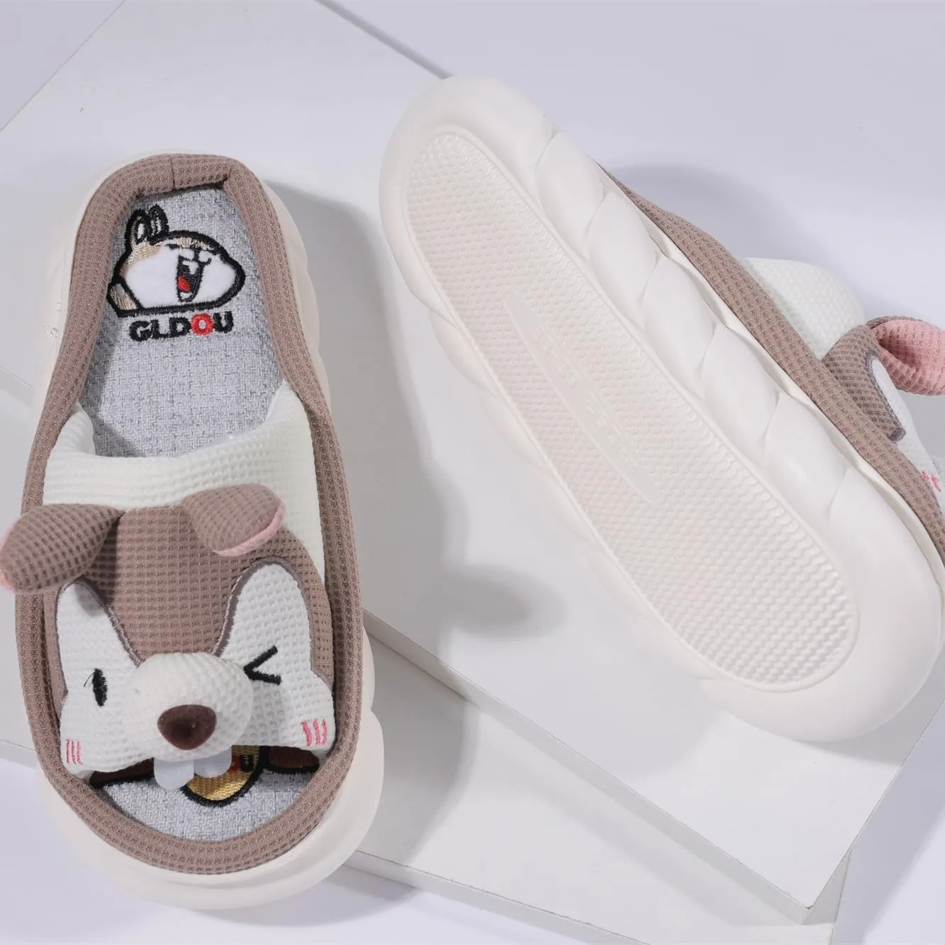 DCLTD Womens & Men's Shark Slides - Super Soft Cloud Slippers