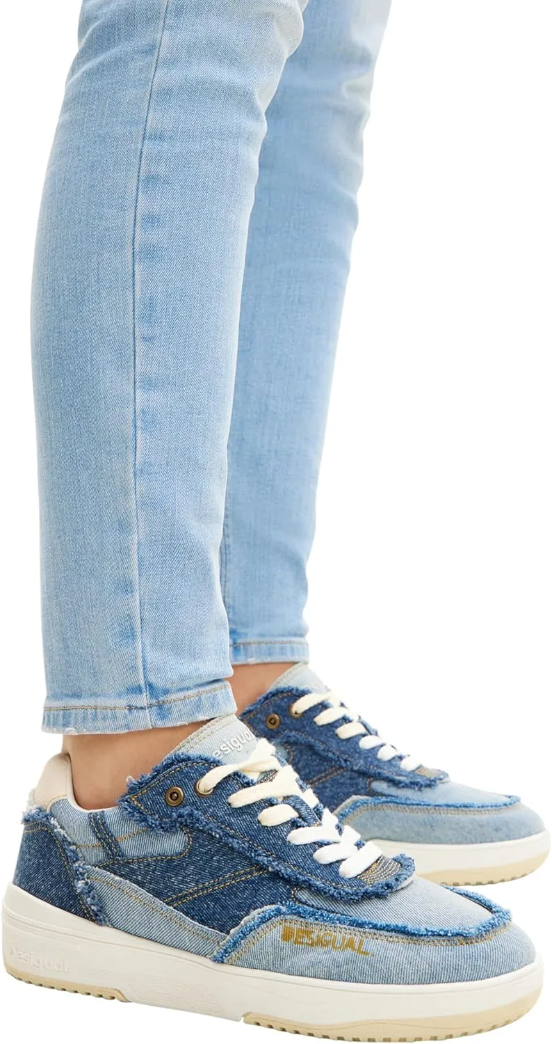 Desigual Women's Shoes 4 Woman Fabric Sneakers Low