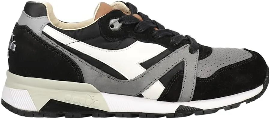 Diadora Mens N9000 H Ita Lace Up Sneakers Shoes Casual - Black
