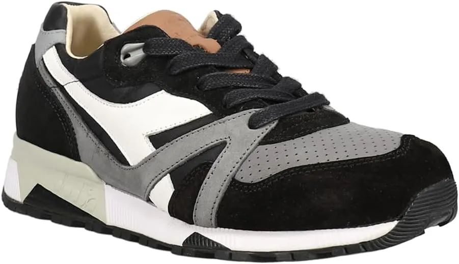 Diadora Mens N9000 H Ita Lace Up Sneakers Shoes Casual - Black