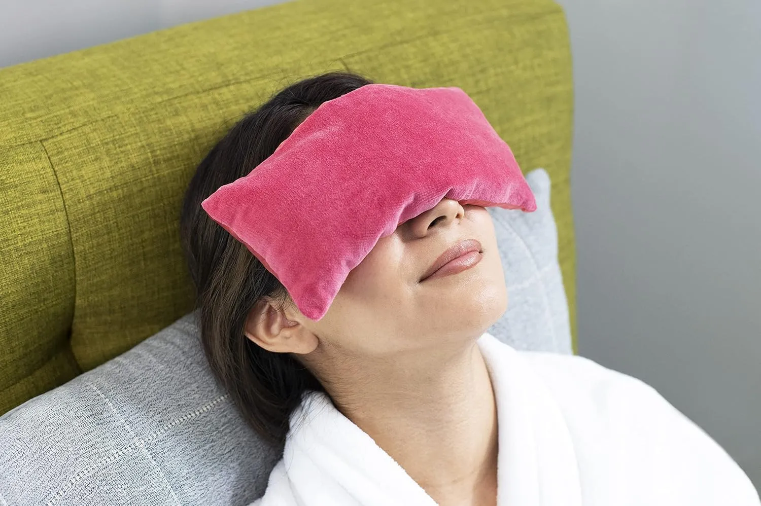 DreamTime Dreamtime Eye Pillow with Rose, Natural Herbal Mask for Relaxation, Create A Spa Experience at Home