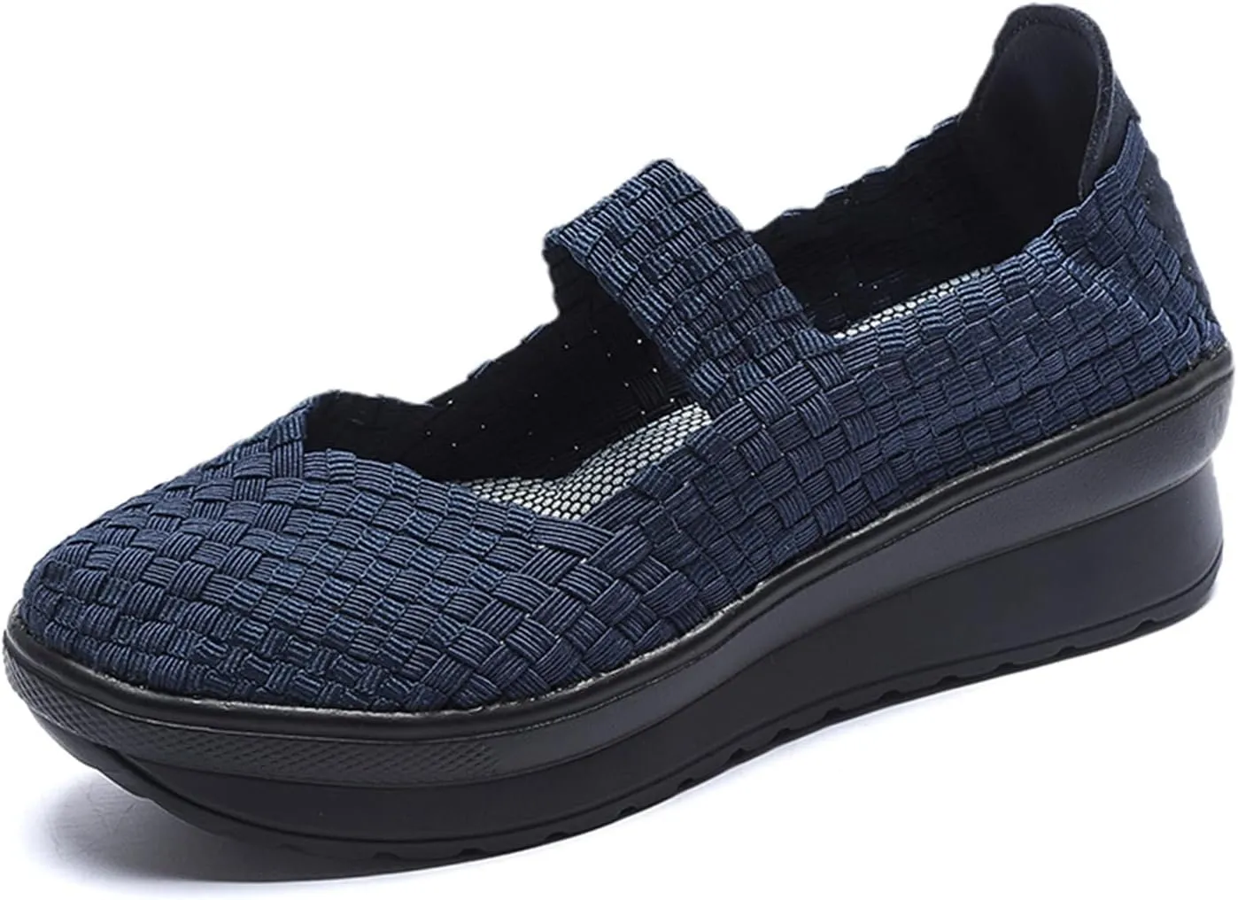 EnllerviiD Women's Wedge Mary Jane Sandals