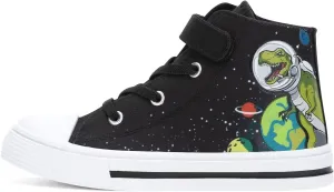 EUXTERPA Kids High Top Shoes Toddler Canvas Sneakers Boys Girls Casual Walking Sports Shoe