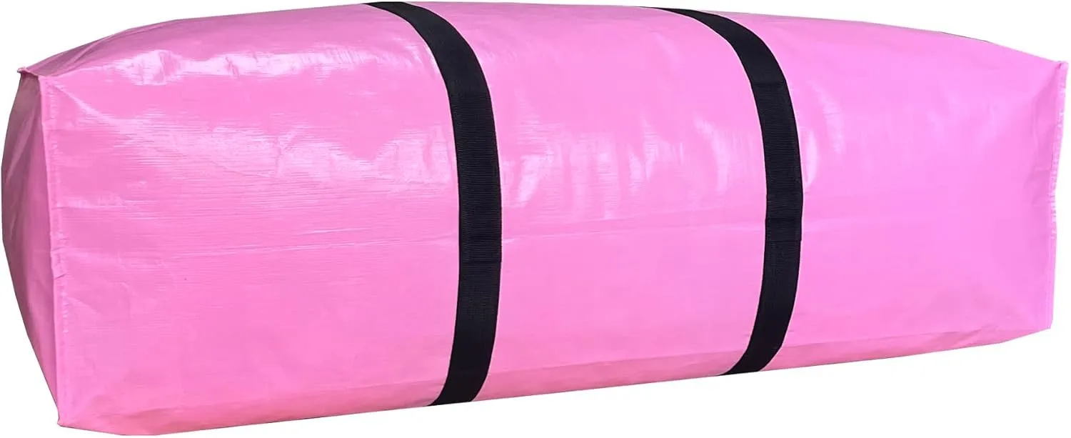 Extra Large Storage Bags, Jumbo Moving Tent Storage Bags, Waterproof Foldable Big Turquoise XXL Duffle Bag for Travel, 42x23x13.5inch - 4PACK