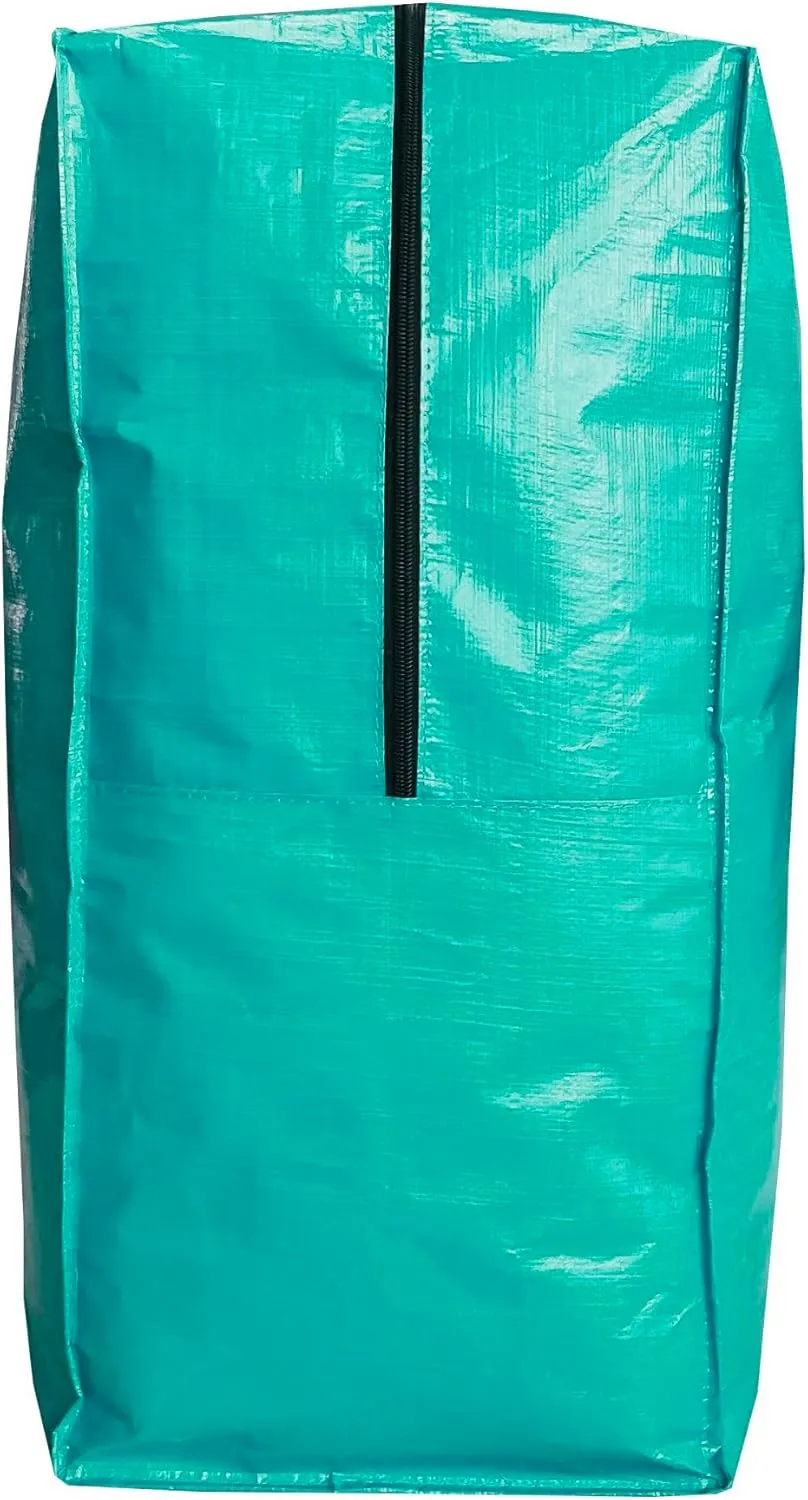 Extra Large Storage Bags, Jumbo Moving Tent Storage Bags, Waterproof Foldable Big Turquoise XXL Duffle Bag for Travel, 42x23x13.5inch - 4PACK