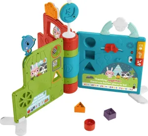 Fisher-Price Sit-to-Stand Giant Activity Book, Electronic Learning Toy and Activity Center for Infants and Toddlers Ages 6 Months to 3 Years