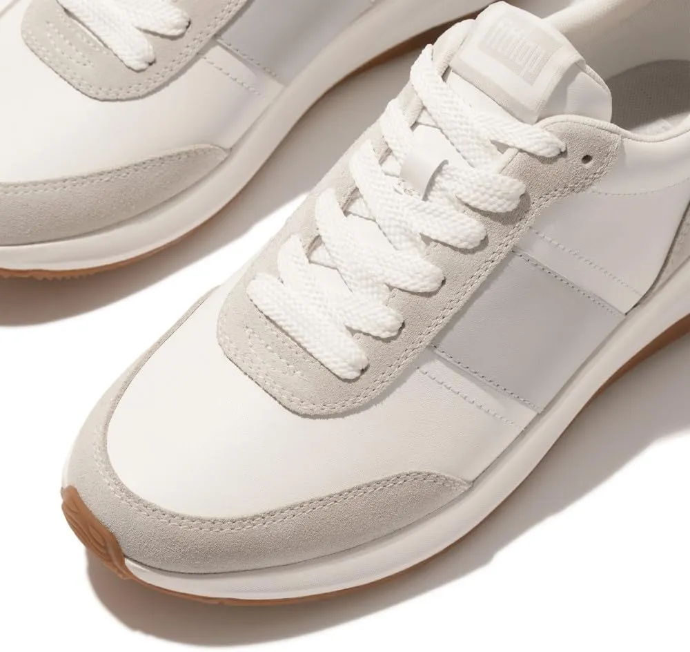 FitFlop F-Mode Flow Mens Leather/Suede Sneakers