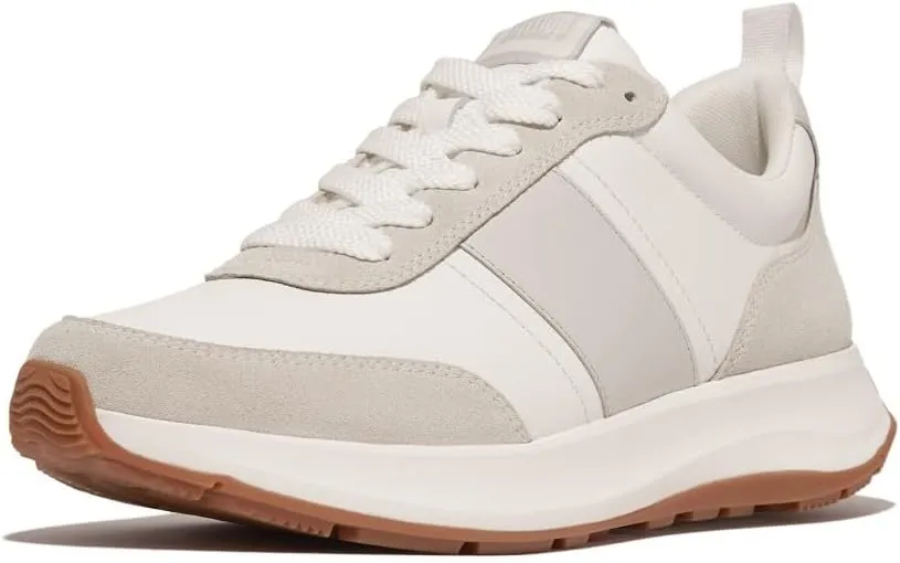 FitFlop F-Mode Flow Mens Leather/Suede Sneakers
