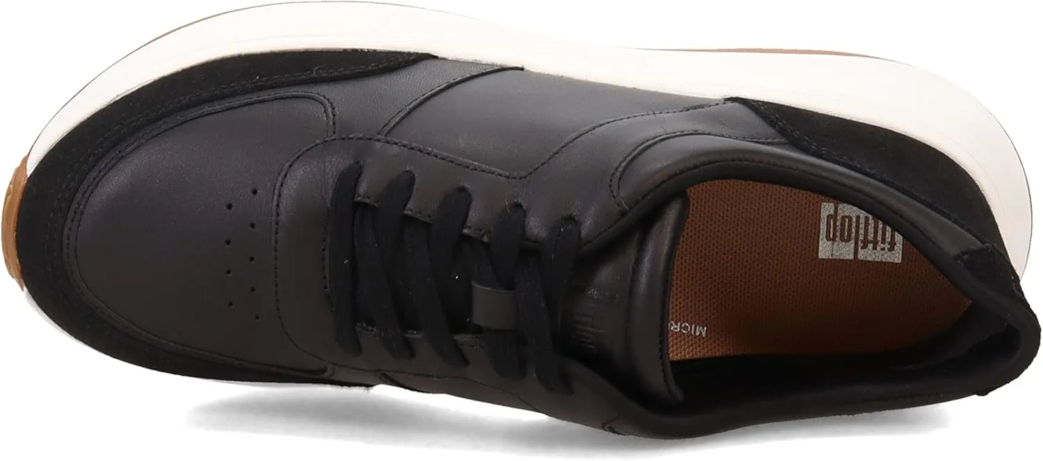 FitFlop Women's F-Mode Leather/Suede Flatform Sneakers