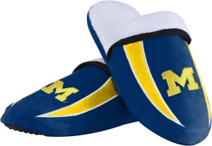 FOCO Michigan Wolverines NCAA Mens Sherpa Slide Slippers - L