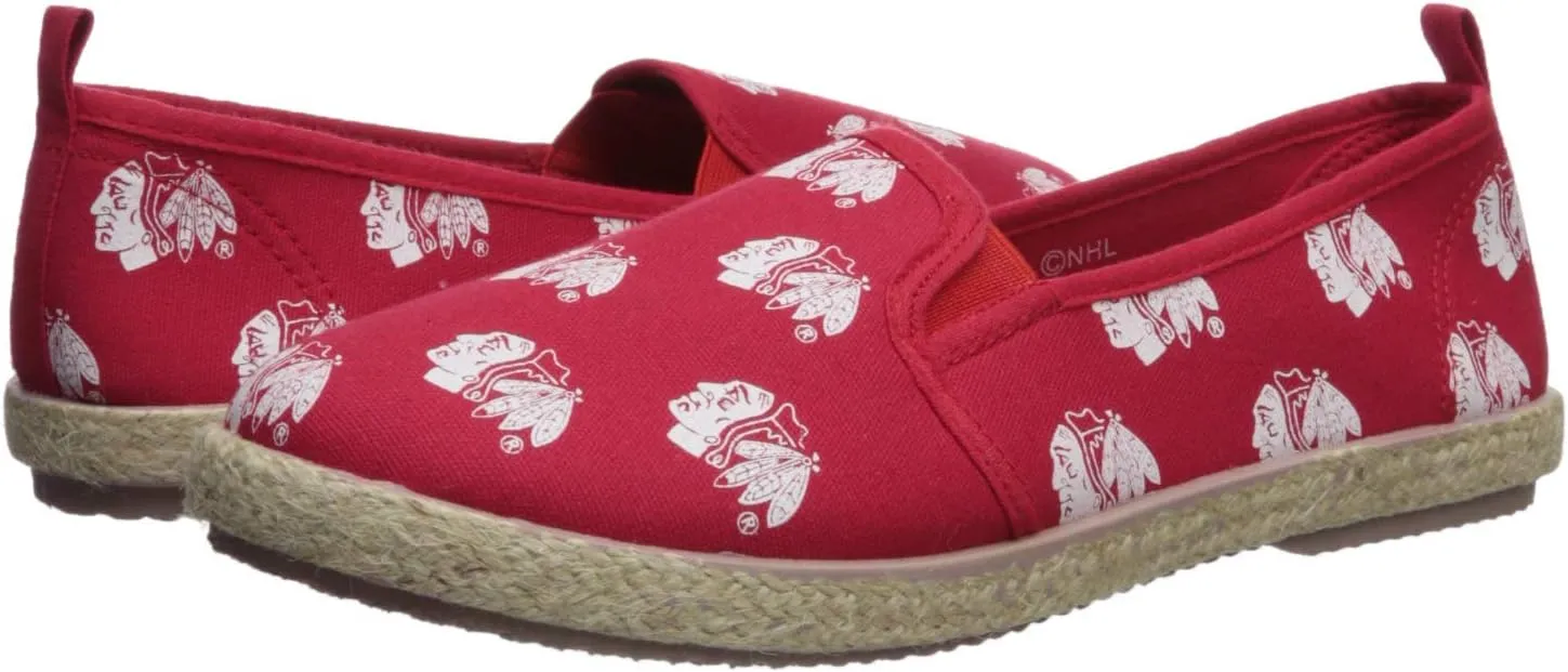 FOCO Womens Espadrille Canvas Shoe - Medium