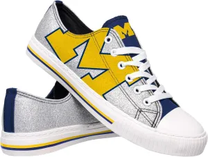 FOCO womens Ncaa College Team Logo Fashion Low Top Canvas Sneakers Shoes