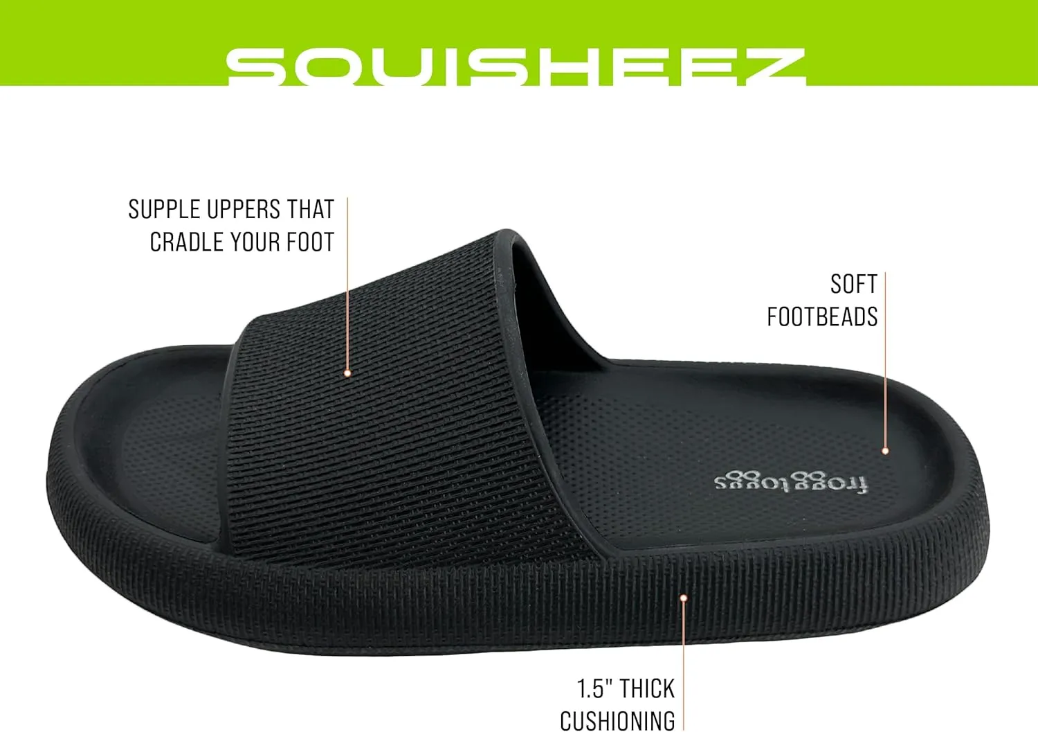 FROGG TOGGS Men's Squisheez Slide Sandal
