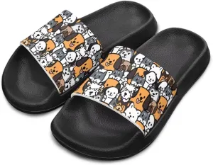 Girls Boys Slide Sandals Kids Summer Comfortable Slippers Slip On for Outdoor Beach Pool Shower Fit Little Big Kids