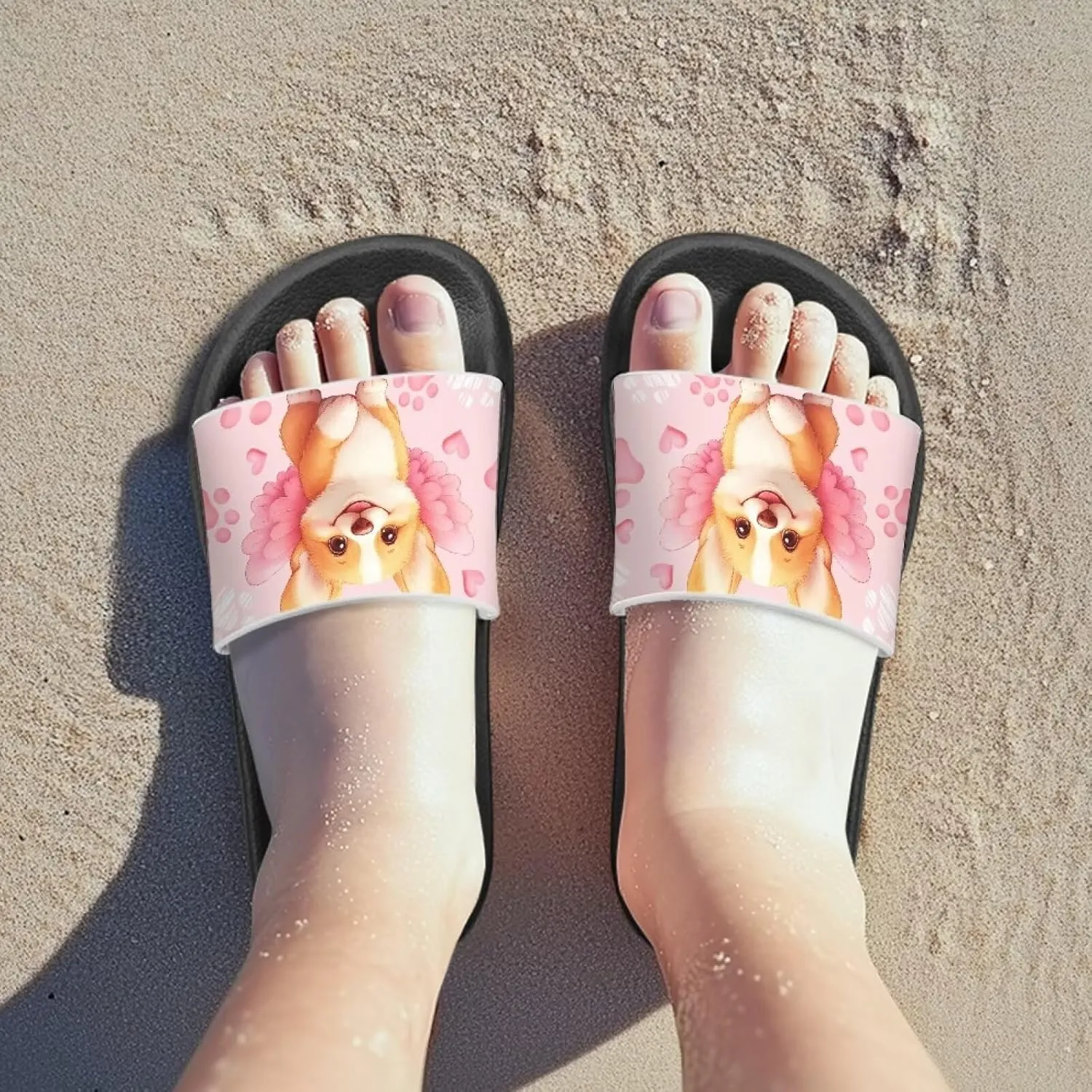 Girls Boys Slide Sandals Kids Summer Comfortable Slippers Slip On for Outdoor Beach Pool Shower Fit Little Big Kids
