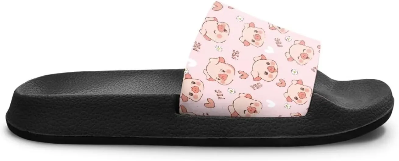Girls Cloud Slides for Kids Cartoon Sandals Unisex Comfortable Non-slip Shower Shoes Thick Sole for Indoor & Outdoor Gifts
