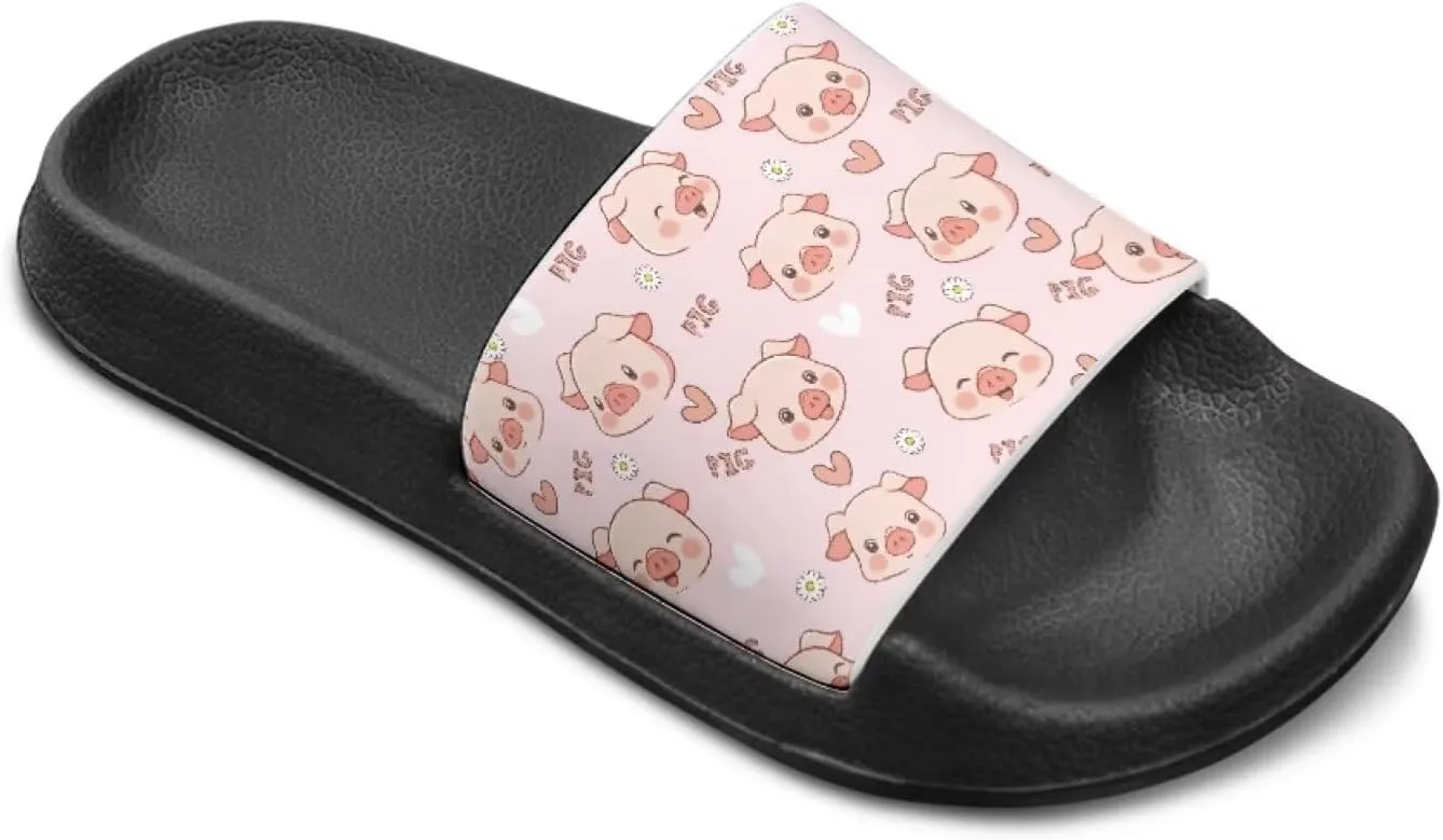 Girls Cloud Slides for Kids Cartoon Sandals Unisex Comfortable Non-slip Shower Shoes Thick Sole for Indoor & Outdoor Gifts