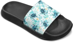Girls Slides Comfortable Slippers Slides Animal Print Non-slip Shower Shoes Thick Sole House Slide Sandals