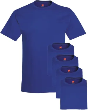 Hanes Men’s Tall 100% Cotton Crew Neck Undershirts, Tagless, Ultra Comfort, Multipack