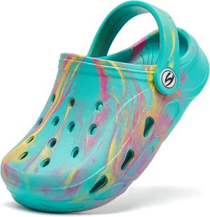 HOBIBEAR Boys Girls Classic Clogs Slip on Garden Shoes Cute Summer Sandals Water Shoes(Toddler/Little Kid)