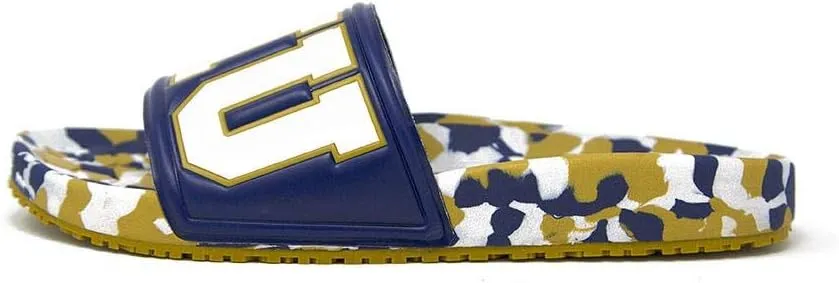 Hype Unisex Florida International University Slide Sandals - Gold & Blue