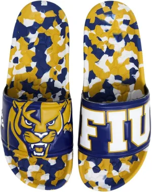 Hype Unisex Florida International University Slide Sandals - Gold & Blue